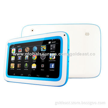 7-inch Capacitive Touch Screen 800x480P Children's Tablet PCs/MIDs in Boxchip A23, 512MB DDR3 + 4GB